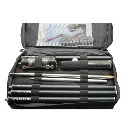 Shortwave Antenna for XIEGU G90 G90S Compact Edition Portable Multiband Vertical Antenna Pac-12 Gp with Slide Regulator