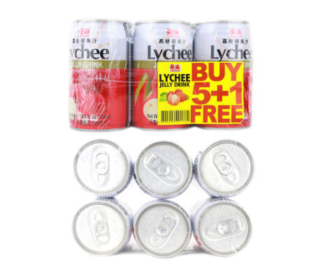 Taisun Lychee Jelly Drink 6 cans