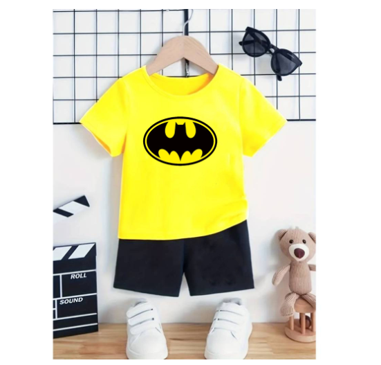 Boy Clothes Corp Terno for Kids Boys Fashion Sando Shorts Set Summer Tshirt  S33