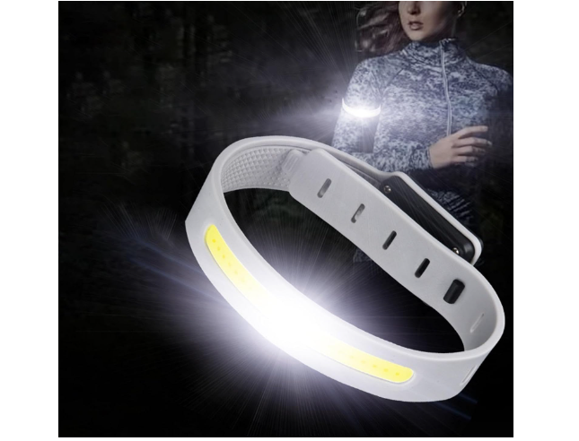 Led Light Up Bracelets Running arm light For Runners Sports Wristband Adjustable Buckle Design