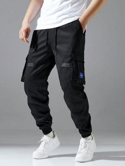 Men Fashionable Utility Trousers