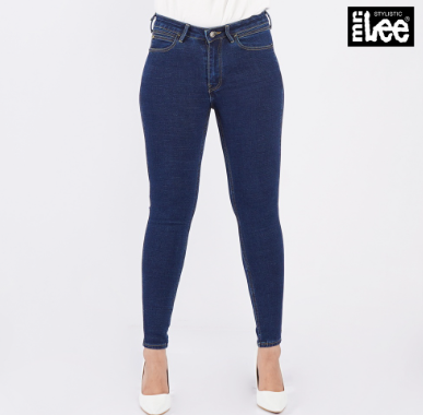 Stylistic Mr. Lee Ladies Basic Denim Stretchable Pants for Women Super skinny 147495-U Dark Shade