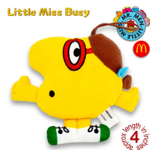 Mr Men Little Miss McDo Hanging Plushies Bag Charm Stuffed Toys McDo16