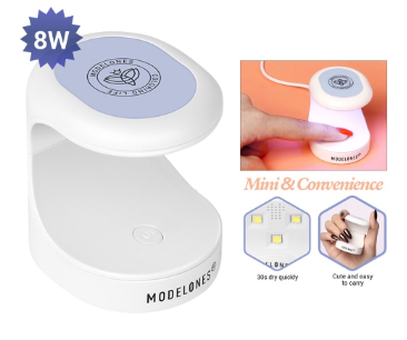 MODELONES UV Nail Phototherapy Lamp Mini LED Dryer Curing Manicure Tools 6w Portable USB Charge