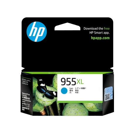 HP 955XL ORIGINAL INK CARTRIDGE BLACK, CYAN, MAGENTA, YELLOW 955 XL