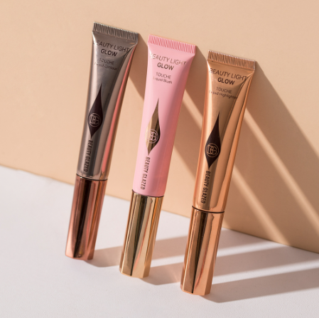BEAUTY GLAZED Liquid Blush Smooth High Pigmented Shimmer Highlight Cheek With Cushion Applicator Easy To Apply