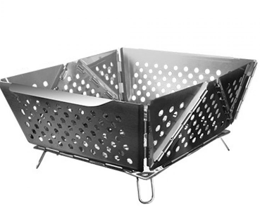 Wood Burning Grill Camping Tabletop Fire Folding Grill BBQ Grill for Trekking Party Outdoor Home Traveling