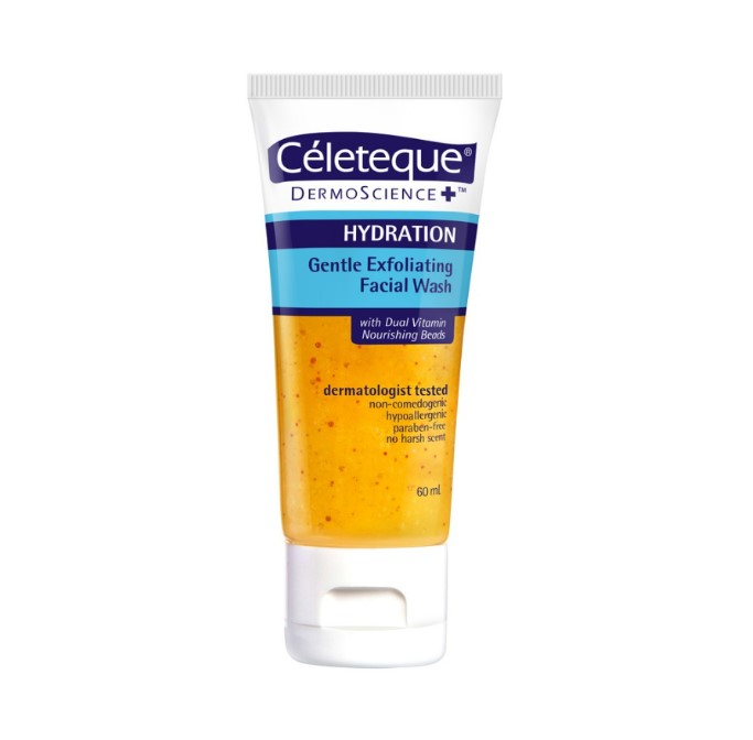 Celeteque DermoScience Hydration Gentle Exfoliating Facial Wash 60ML