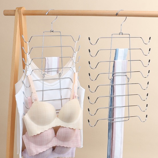 Bra Hanger Panty Hanger Tank Top/Tie/Bra Organizer Multi Layer Bra Organizer Hanger Clothes Rack