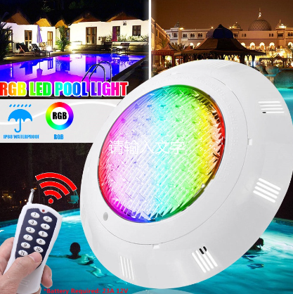 Led Underwater RGB Led Light Submersible Swimming Pool Lamp IP68 Waterproof With Remote
