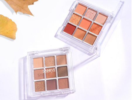 SANIYE 9 Colors Eyeshadow Palette Matte Shimmer Eye Shadow Eye Makeup Cosmetics E0925