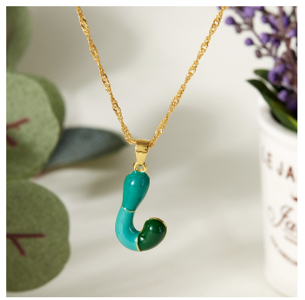 Dropping Oil 26 English Letter Pendant Necklace Fashion Colorful Letter Necklace Men's and Women's Jewelry