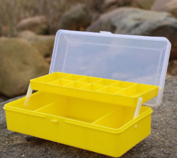 Fishing Tackle Box Foldable Fishing Boxes Fishing Lure Box Fishing Lines Storage Case