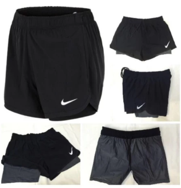 8032# Sporty running shorts with cycling unisex running/yoga/gym