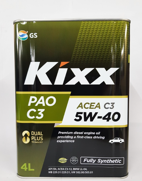 Kixx PAO C3 5W-40 4 Liters