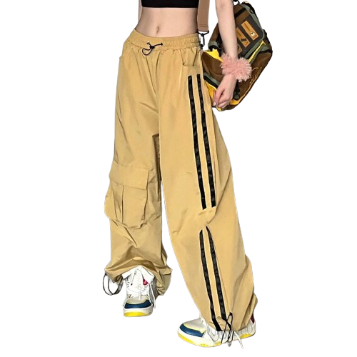 Lovito Women Draped Pants Lna17112 (Khaki)