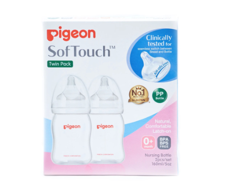 Pigeon Soft Touch PP Wideneck Bottle 160ml