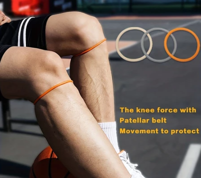 Silicone Patella Tendon Knee Strap Knee Basketball Running