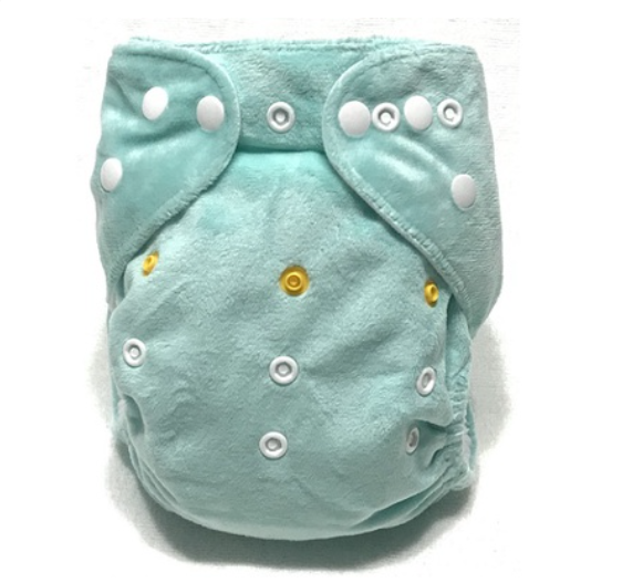 Washable Organic Baby Cloth Diaper with 1 Piece 3-Layer Insert S12