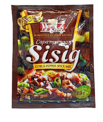 Mama Sita's Homestyle Filipino Recipes Capampangan Sisig Citrus Pepper Spice 40g