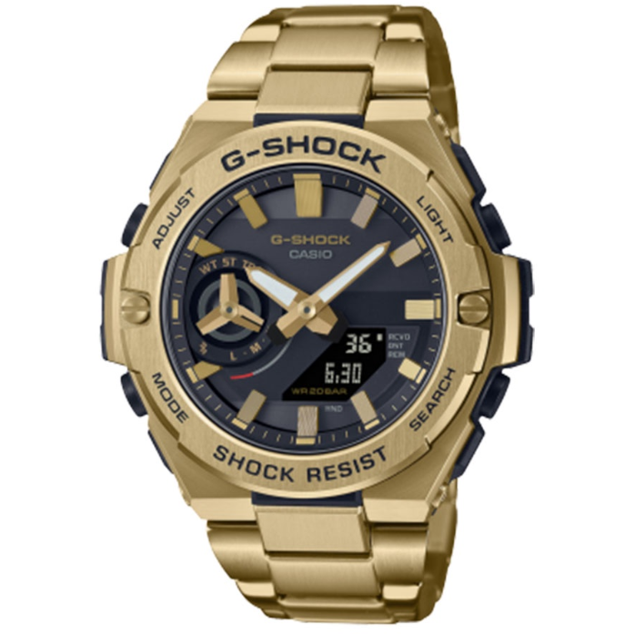 Casio G-Shock G-Steel Gold Digital Watch For Men CGST-B500GD-9ADR
