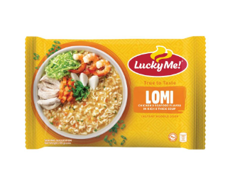 Lucky Me! Instant Noodle Soup Lomi Seafood and Vegetable Flavor 65g