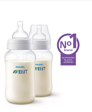 Philips AVENT 11oz Anti-colic Baby Bottle, 2-pack
