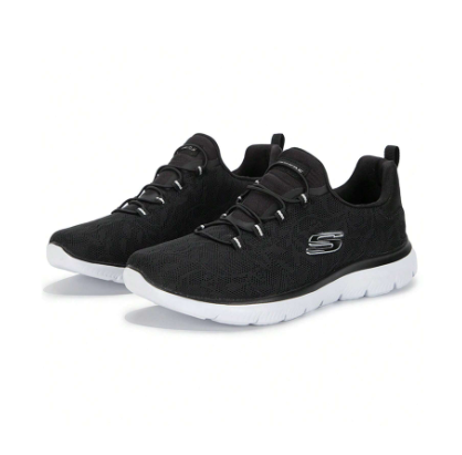Skechers Women Casual Sneakers, Breathable Mesh Running Shoes, Slip-On Walking Shoes