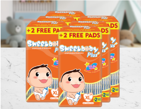 SWEETBABY PLUS - BIG PACK XL 24+2 x 6 PACKS