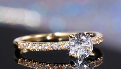 Promise ring Wedding Cubic Zirconia Adjustable Ring For Women