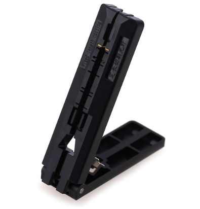 Ftth BLACK fiber cutting length ruler 2in1