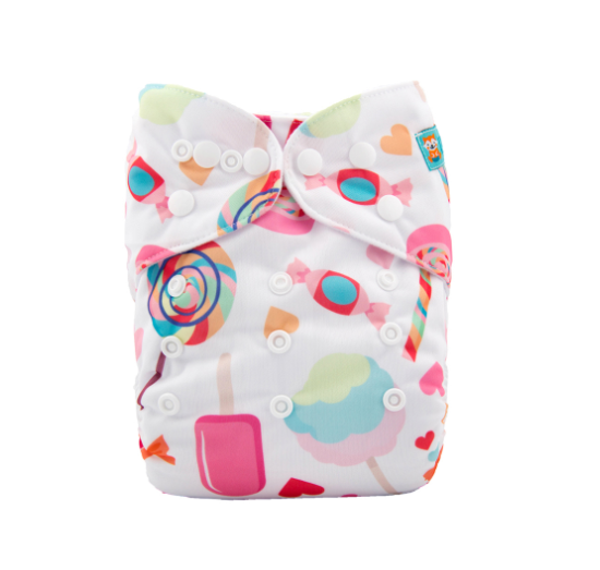 Alva Baby Cloth Diapers Washable Pocket Nappy Diaper Only D40