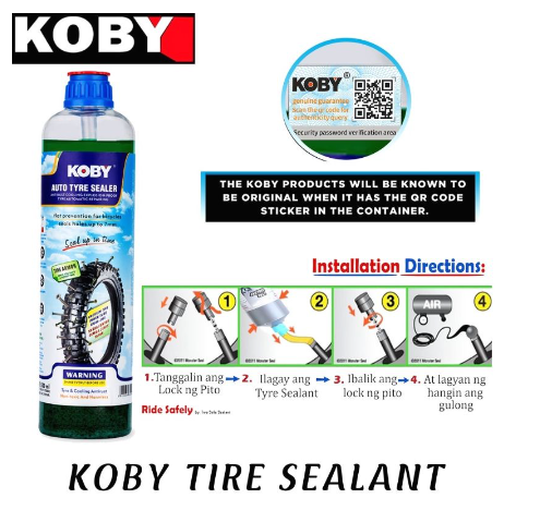 Motorcyle KOBY tire sealer 500 ML