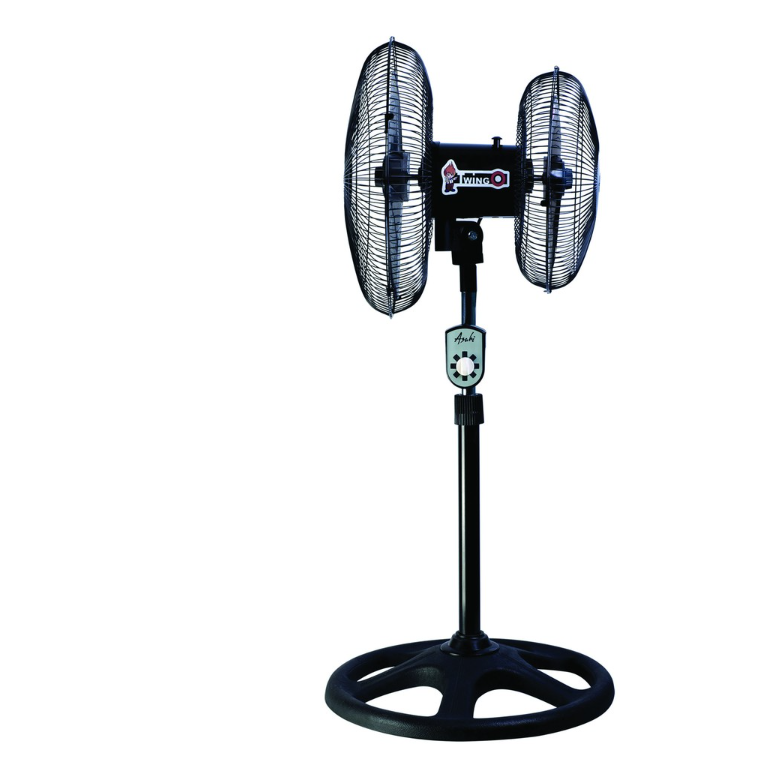Asahi TW 6020 Twingo Double Head Stand Fan