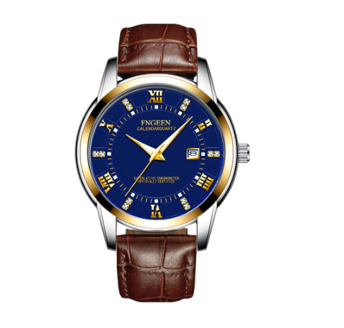 Binbond Original Luxury Watch Men's Calendar Fashion Casual Fashion Business Ultra-Thin Waterproof Men's Watch M3