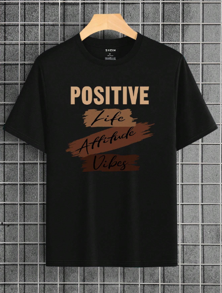Men's Letter Graphic Tee