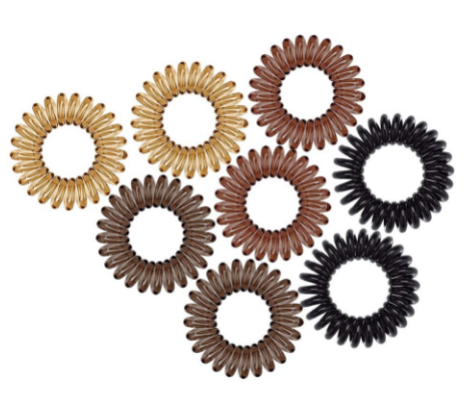 Elastic Hair Bands 8PCS/SET Spiral Hair Ties Coil Hair Ties Headbands Rope Tie