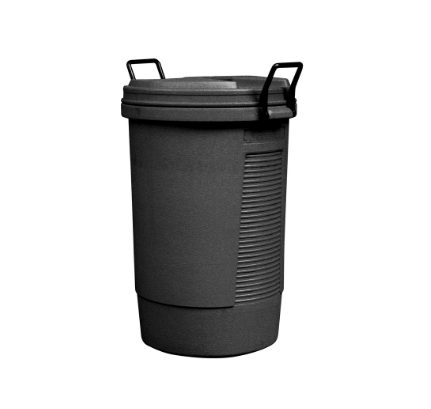 GREENCARE Round Plastic Trash Bin 150 Liters