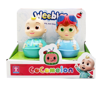 Weebles Cocomelon JJ and Tom Tom 2 Pack Figures