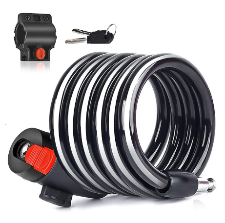 Universal Bike Lock Anti-Theft For MTB Cycling Bicycle Motorcycle Security Lock 1M Steel Rope