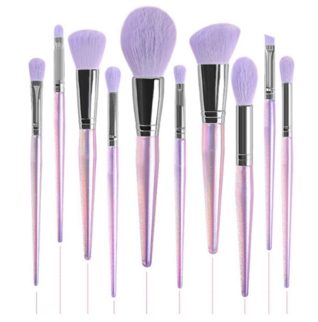 BEAUTY GLAZED 10Pcs/Set Makeup Brush Set Soft Hair Fluffy Blush Powder Concealer Eyeshadow Blending Large Brush Beauty Tools For Ladies