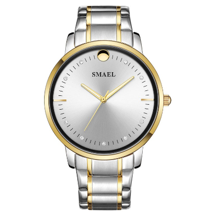 SMAEL 9023 Brand Business Mens Watches Fashion Waterproof Clock Stainless Steel Quartz Men's Watch Top Luxury Wrist Watch 003