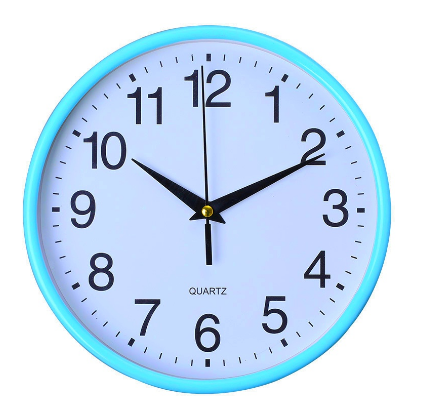 8 Inch 20cm Wall Clock Living Room Round Clock Wall Decoration Silent digital clock