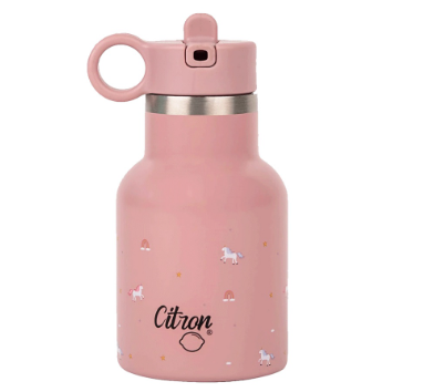 Citron 250 ml Little Big Unicorn QR-Enabled Lost-Proof Water Bottle