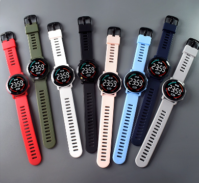 LED Digital Waterproof Watch Student Silicone Band Luminous Sports Watches