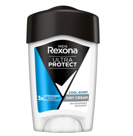 Rexona Men Ultra Protect Deodorant Dry Cream Stick Cool Burst 48g