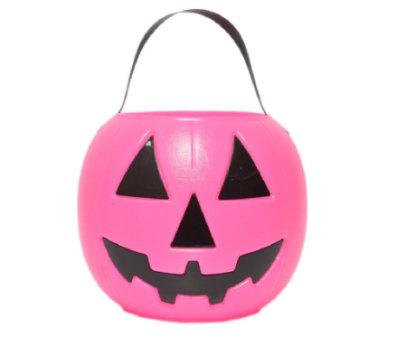 Pink Halloween Pumpkin Pail