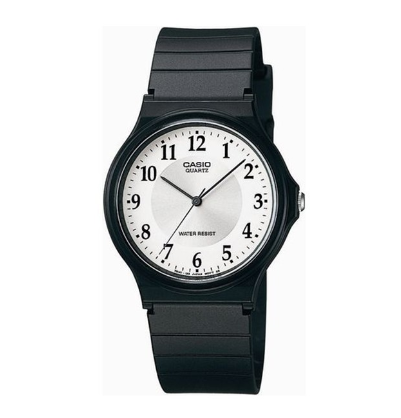 Casio Black Resin Strap Quartz Watch