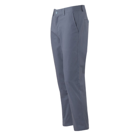 Arrow Men's Tapered Fit Plain Casual Pants (Blue)