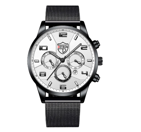 DEYROS Watch Men's Quartz Ultra Thin Mesh Waterproof Business Wristwatches Men Watch Relo Ng Kalalakihan 10